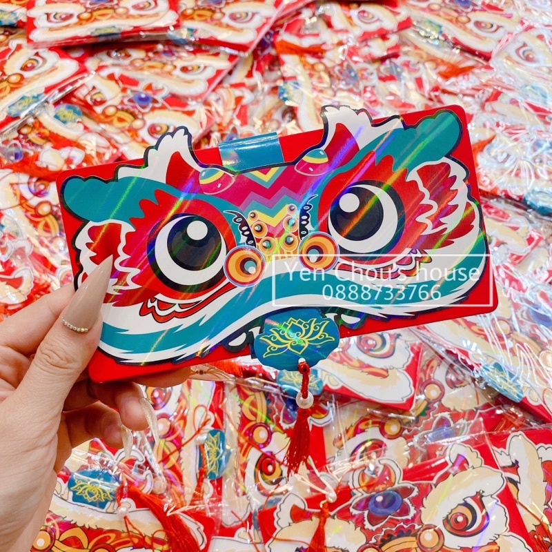 Bao lì xì năm mới gấp gọn mẫu năm mới