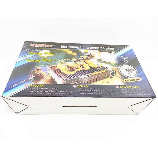 Bếp nướng gas hồng ngoại Namilux GM2220PS