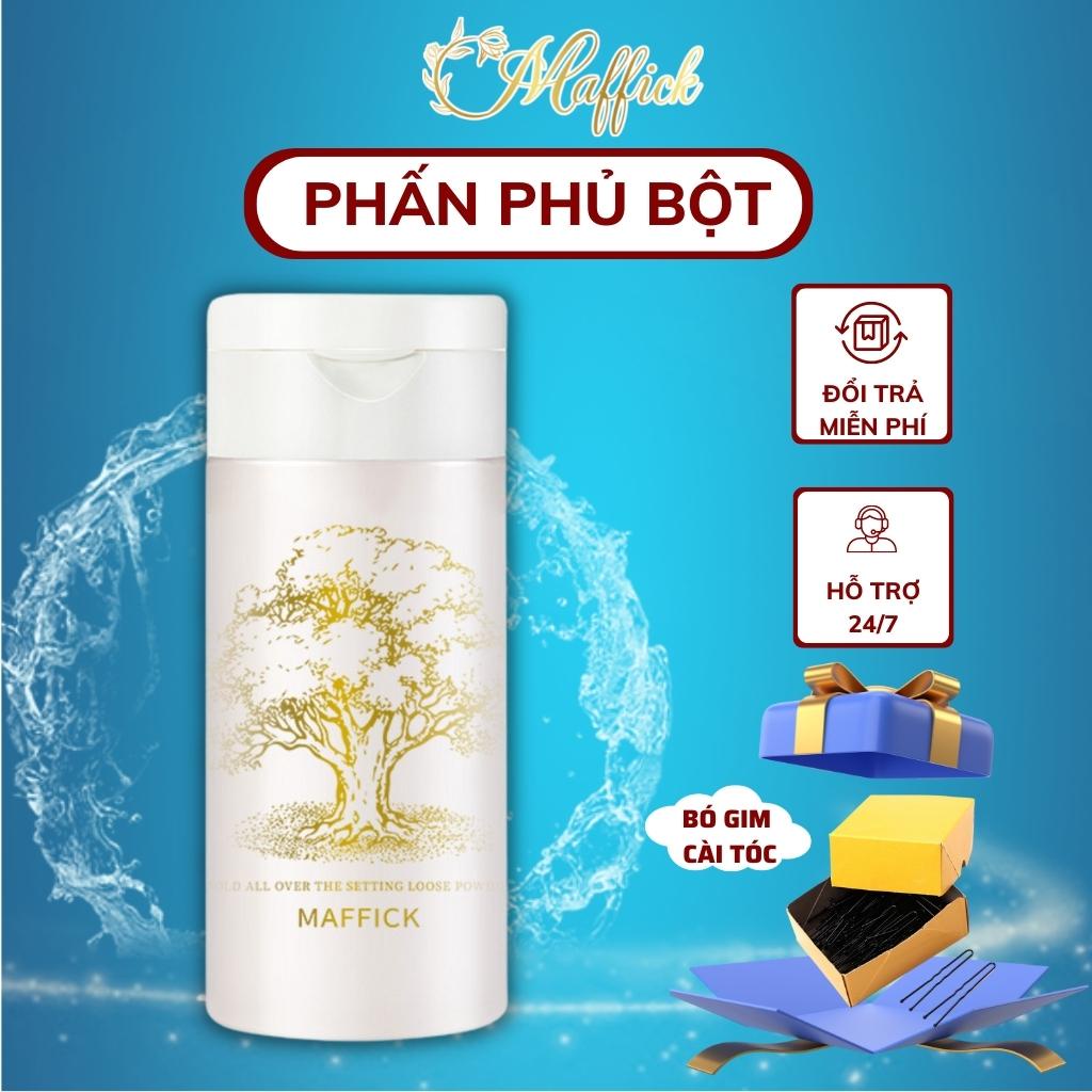 Phấn phủ Maffick MF206 mỹ phẩm nội địa trung phấn trang điểm bột mật ong chống thấm nước, mồ hôi, che khuyết điểm 100g