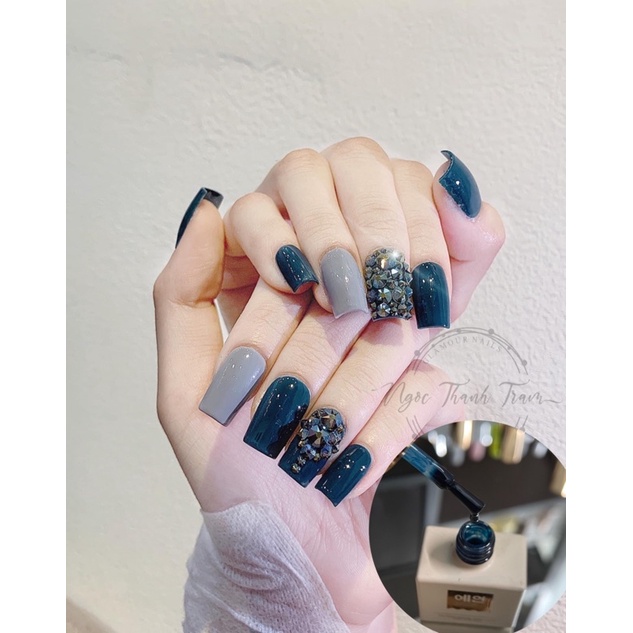 Sơn gel Nhật màu xanh coban Thiên Di Nail
