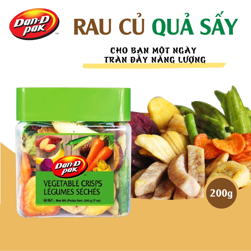Rau củ quả sấy 200g Dan D Pak