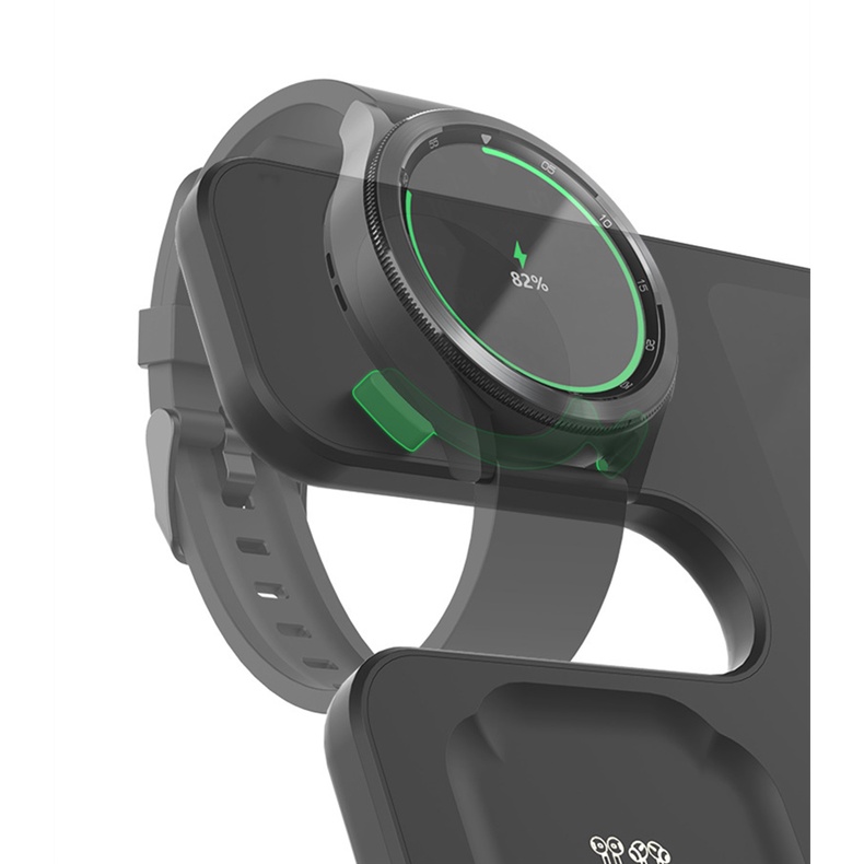 SAMSUNG Đế Sạc Không Dây 3 Trong 1 Cho galaxy watch 5 pro / 4 / 3 / active 2 / 1 s22 ultra note20 10 z flip 4 galaxy buds