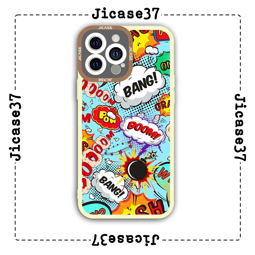 Ốp lưng iphone cạnh vuông Jicase bang bang bang 6plus/6s/6splus/7/7plus/8/8plus/x/xs/11/12/pro/max/plus/promax