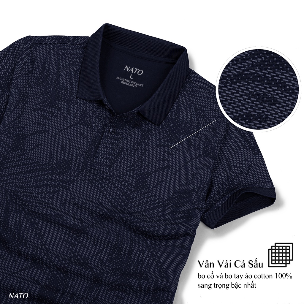 Áo Thun Polo Nam LÁ CÂY Vải Cotton Cá Sấu Cao Cấp Basic Đẹp Tay Ngắn Có Cổ Màu Trắng Đen Đỏ Xanh Navy Trơn Họa Tiết NATO