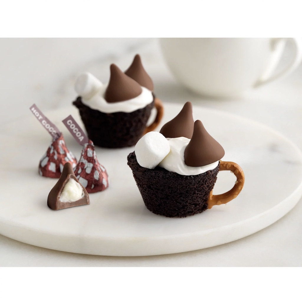 TÚI 255g SOCOLA SỮA MARSHMALLOW Hershey's Kisses - Hot Cocoa Milk Chocolate, Christmas - MẪU GIÁNG SINH