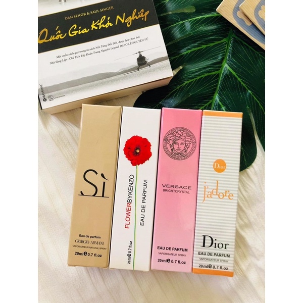 Nước hoa Pháp 20ml chính hãng, Nước hoa nam nữ lưu hương đến 7 giờ