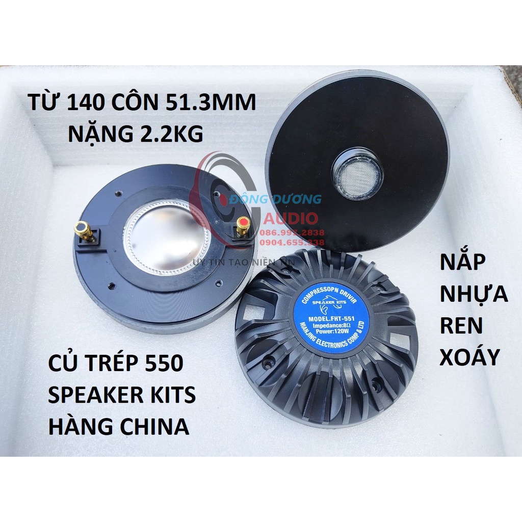 BỘ 2 CỦ TRÉP 550 FHT PRO - HÀNG NHẬP CHINA - TỪ 130 COIL 51.3 MÀNG TITAN
