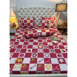 BỘ DRAP THUN SIÊU LẠNH LỤA LATICO THÁI LAN CAO CẤP MỚI (ÔM KHOÁ KÉO)