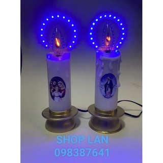 Đèn Nến điện Công Giáo -đèn nến hào quang - đèn thờ led sử dụng bóng led.