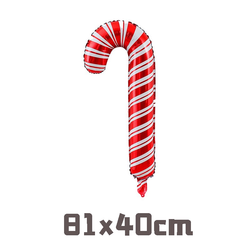 Set 5 Bong Bóng Lá Nhôm Hình Ông Già Noel Trang Trí Giáng Sinh
