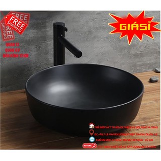 Chậu lavabo đặt bàn,lavabo đặt bàn chậu rửa mặt giá rẻ men sứ nano chống bám bẩn