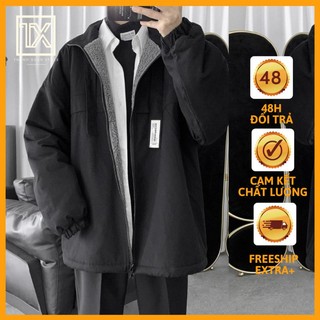 Áo khoác kaki Nam Nữ Unisex form rộng - Jacket chất kaki mịn, mát khóa zip