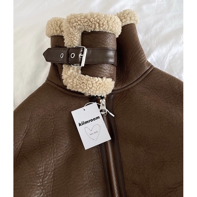 Áo khoác mustang da lộn lót lông (Ảnh thật shop tự chụp, có clip) | BigBuy360 - bigbuy360.vn