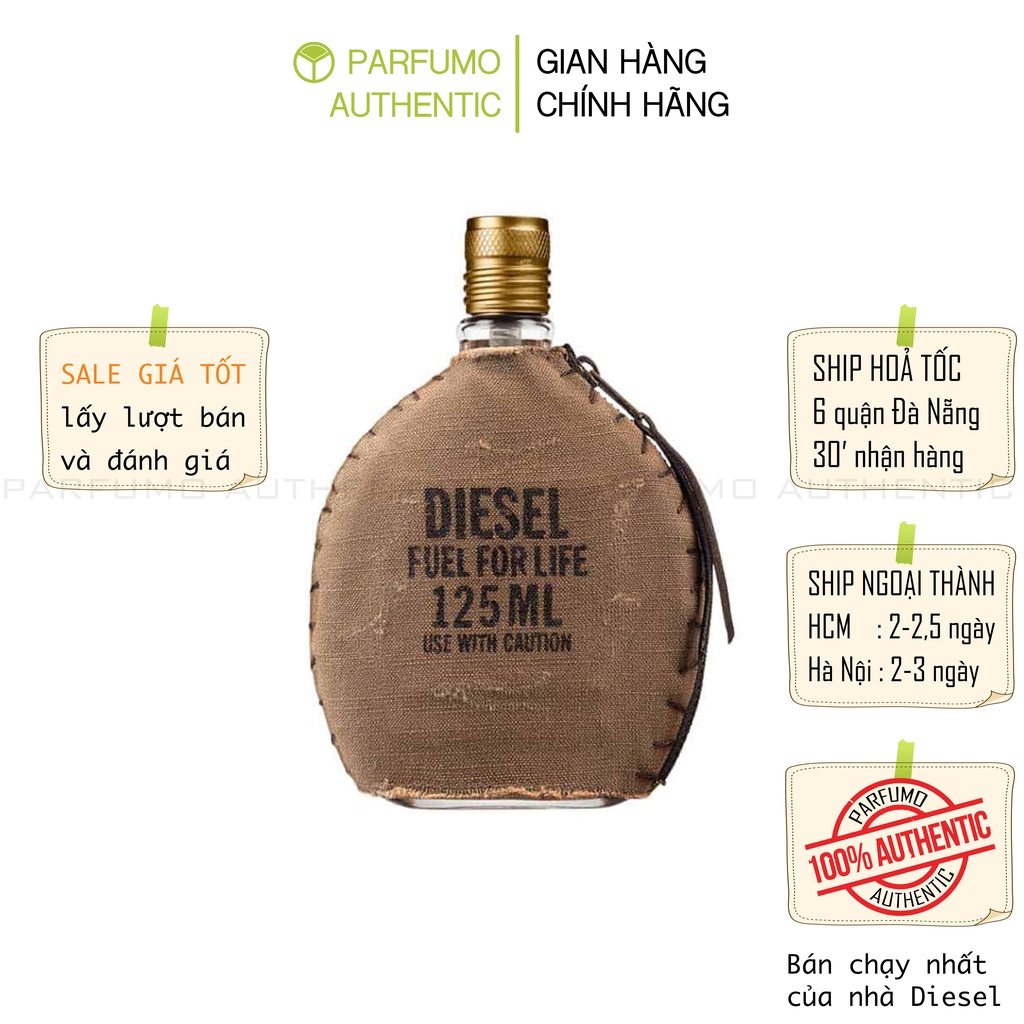 Nuớc hoa Diesel Fuel For Life - Chai nước hoa bán chạy nhất của nhà Diesel [Cam Kết Chính Hãng]