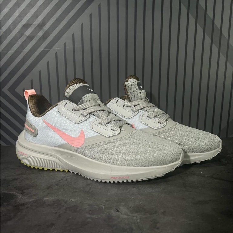 Giày Sneaker Thể Thao Nữ Airzoom Watershell Xám Hồng