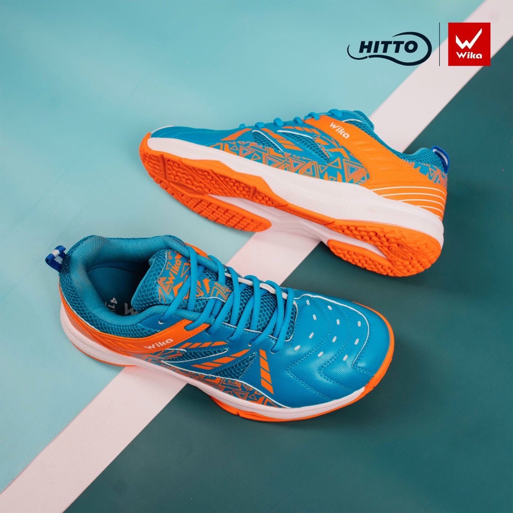 Giày Cầu Lông Wika Hitto Chính Hãng - Bóng Chuyền, Bóng Bàn, giày giảm sốc tránh chấn thương