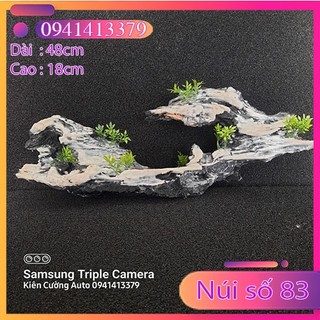 Mô hình núi - hòn non bộ - trang trí bể cá mẫu số 83