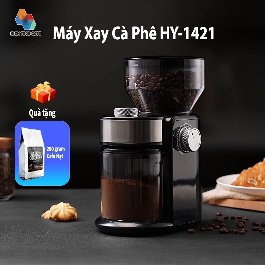 Máy Xay Cà Phê Htg Hy1421 Pha Cafe Từ Hạt Pha Phin, Máy Nhỏ Giọt thumbnail