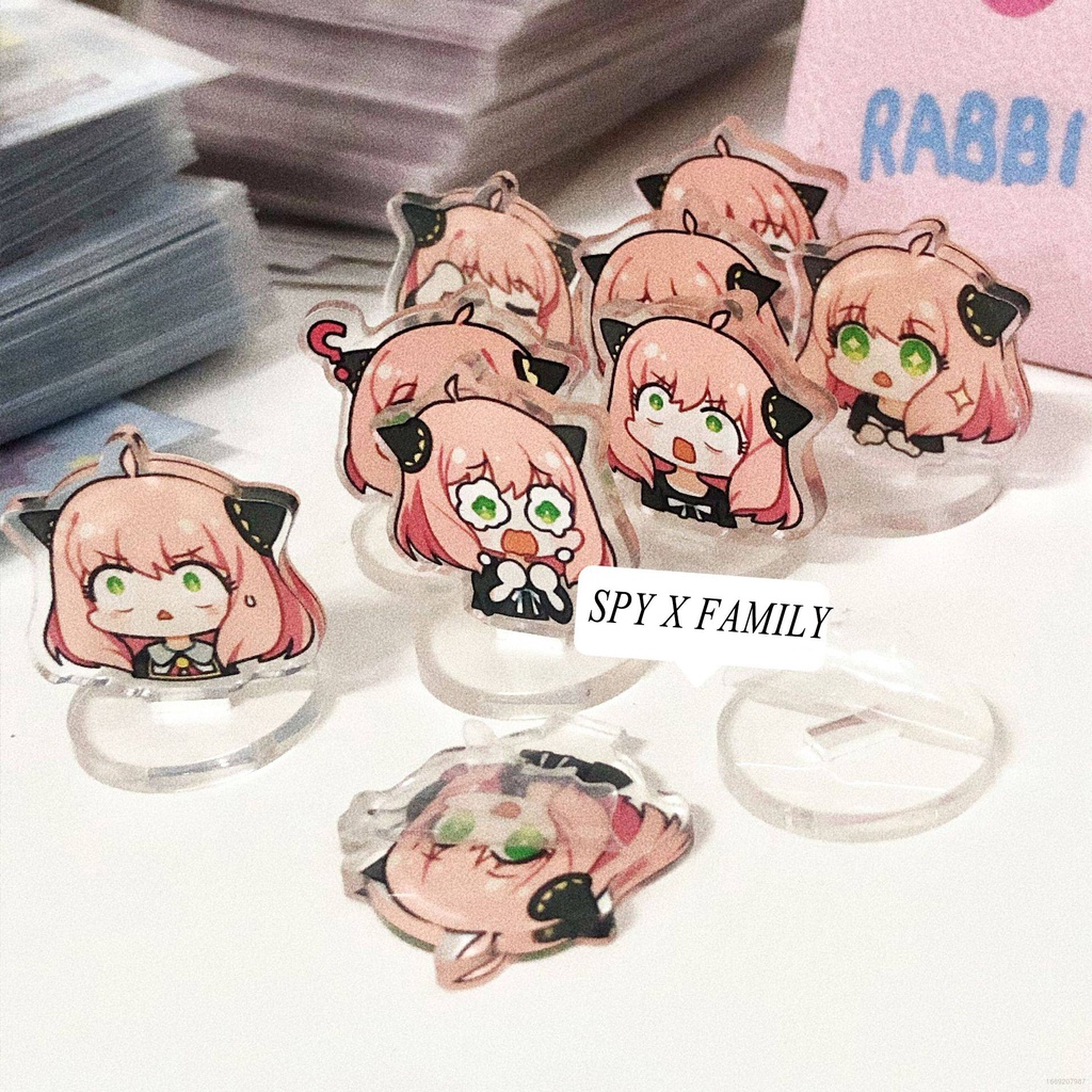 Giá Đỡ Đồ trang trí Nhân Vật ST1 Spyxfamily Mini Dễ Thương Dùng Trang Trí