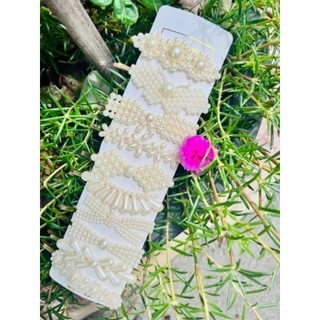 Kẹp tóc đính ngọc trai nhân tạo cực sang chảnh