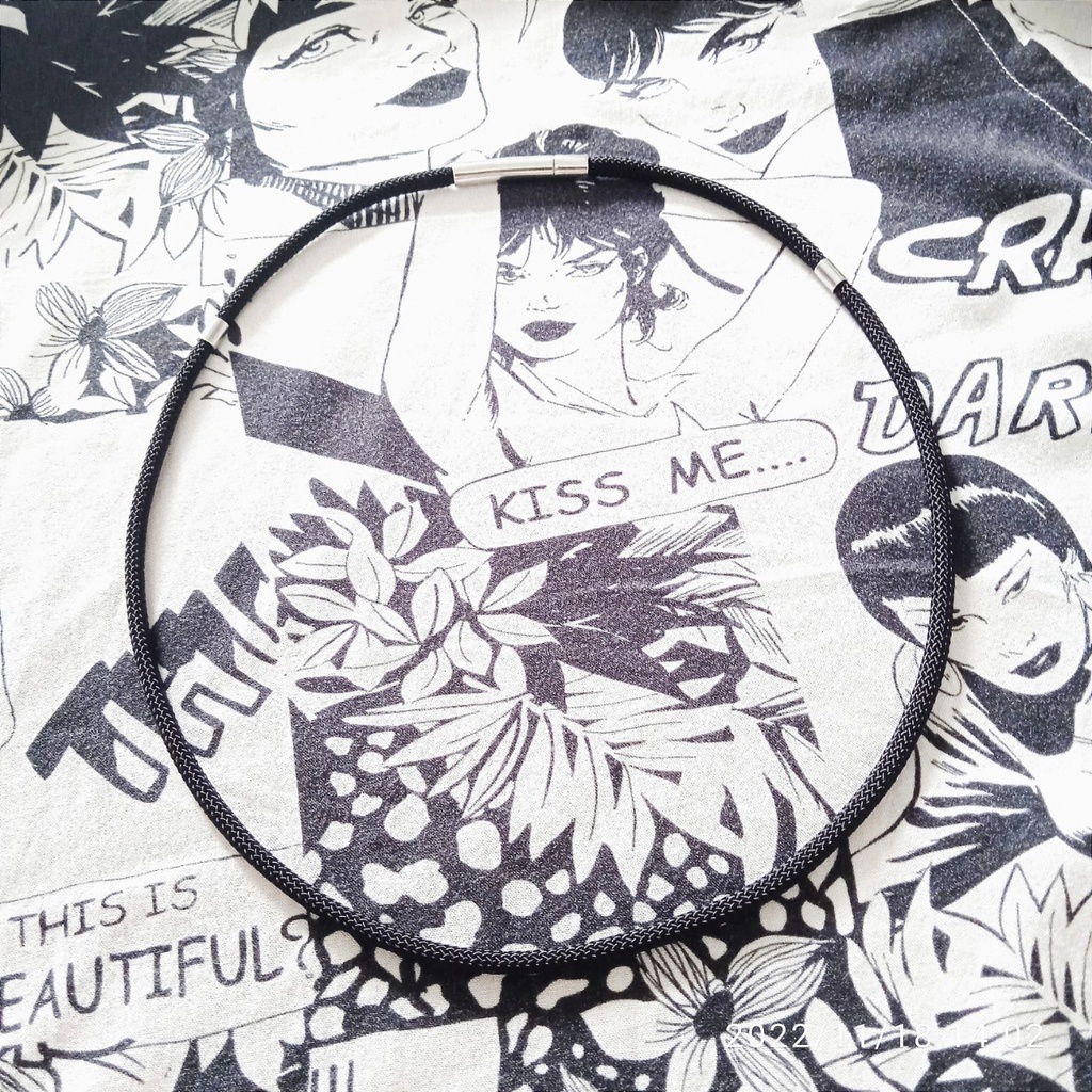 Vòng cổ dây dù thái Unisex khóa Titan Không Rỉ dây Thái 3mmx45cm-50cm-55cm-60cm-vòng tay 3mm 17cm19cm20cm