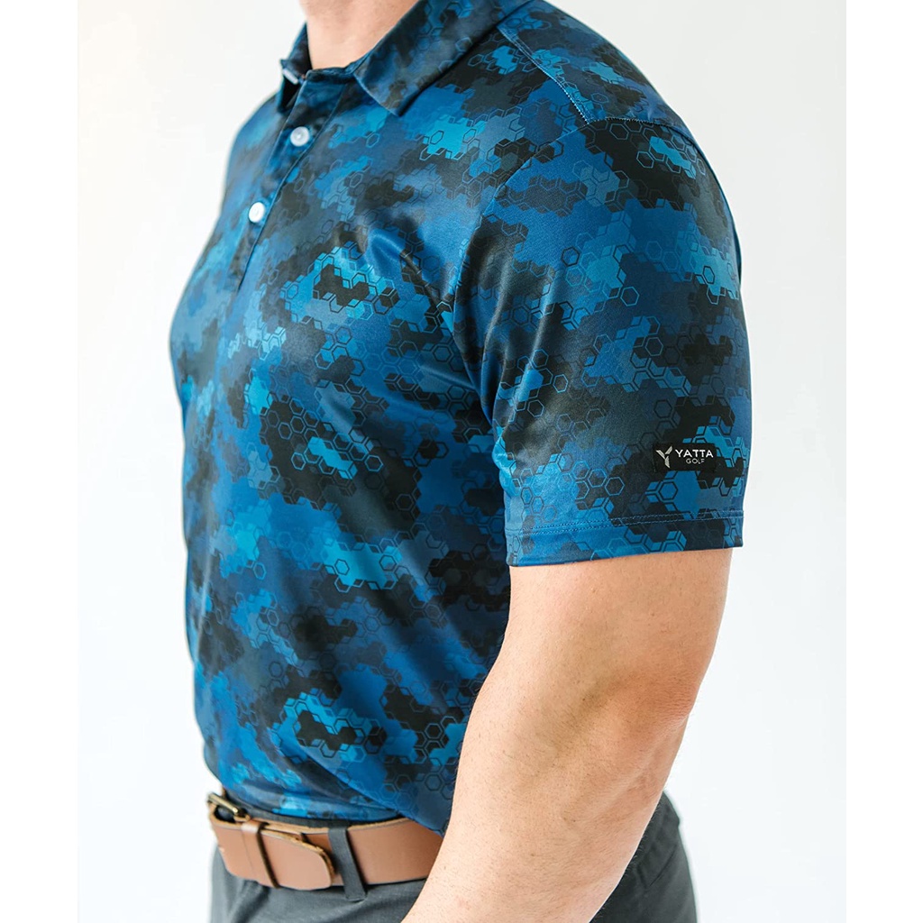 Áo Thun Polo In Hình Đầu Lâu Chơi Golf Cho Nam