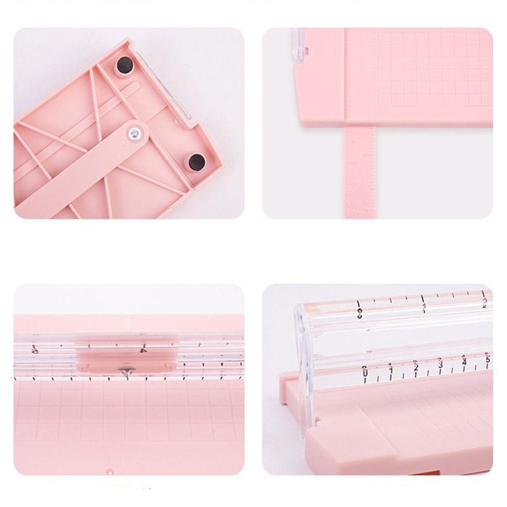 Dụng Cụ Cắt Giấy Với Thước Đo Chính Xác Họa Tiết Hoạt Hình Dễ Thương DIY