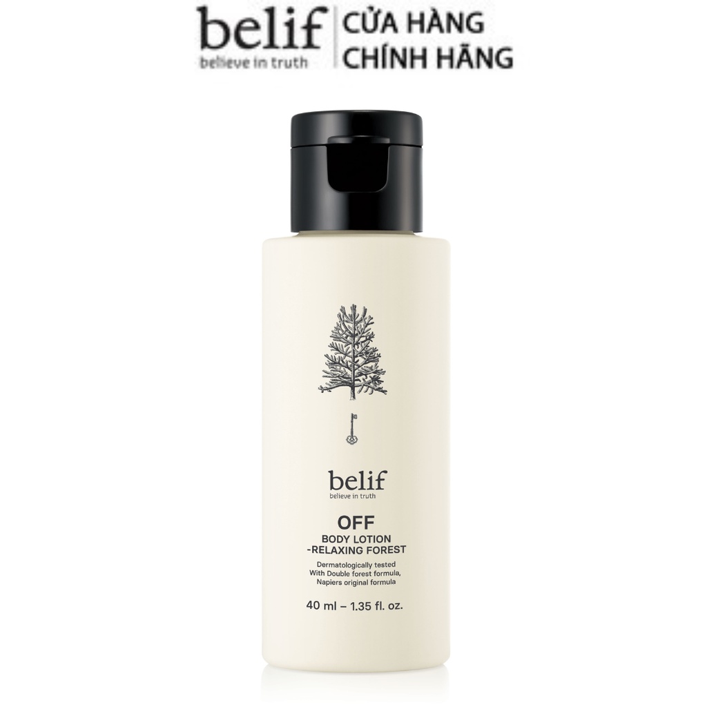 [HB Gift] Sữa dưỡng thể belif Body Lotion Relaxing Forest 40ml