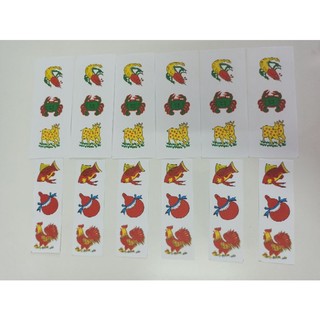 Tem dán bầu cua  30 li 10 bộ ( dán được 30 hột)