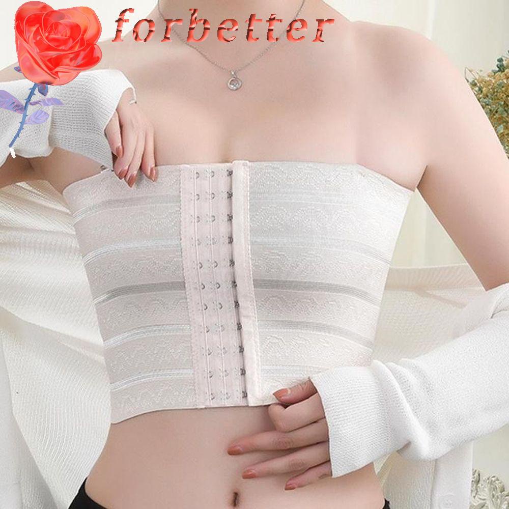 Áo Lót Nịt Ngực Không Đường May Thoáng Khí Có Khóa Cài Thoải Mái Nhiều Màu Sắc Cho Nữ