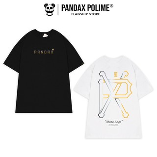 Áo thun tay lỡ PANDAX big logo , basic tee local brand unisex , oversize nam nữ premium cotton 100%