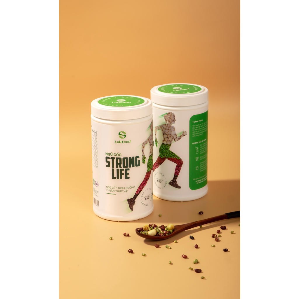 Ngũ Cốc Stronglife Lolifood, Cung cấp 14 Loại Hạt bổ sung dinh dưỡng đầy đủ - 650g