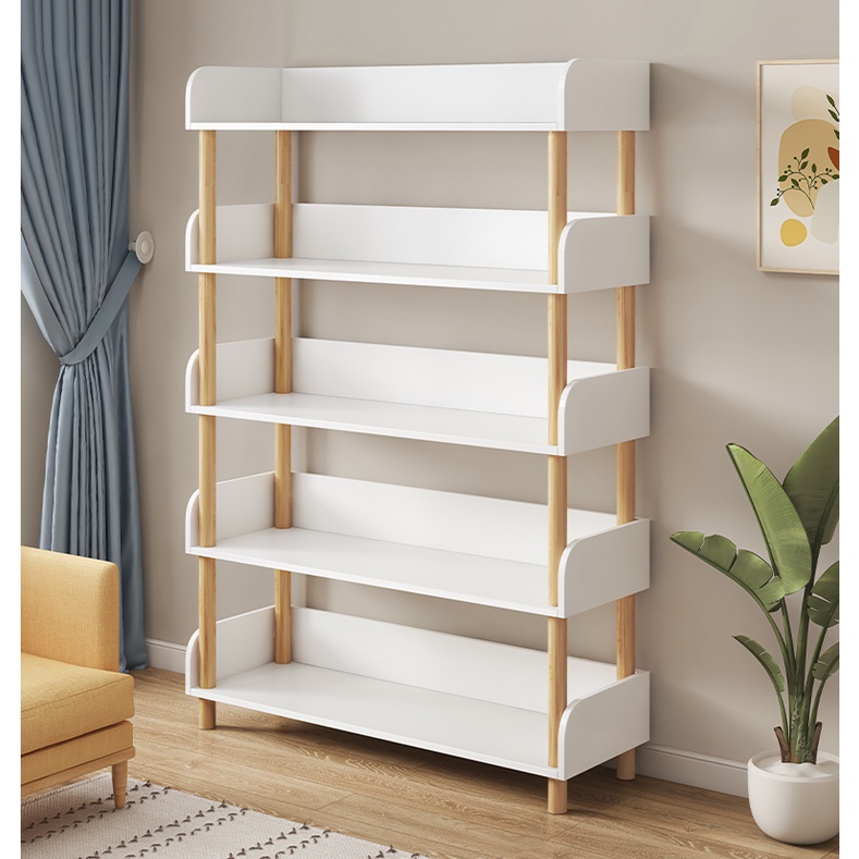 Kệ lưu trữ nhiều tầng trưng bày phòng khách giá sách đơn giản phòng ngủ tủ lưu trữ gia đình