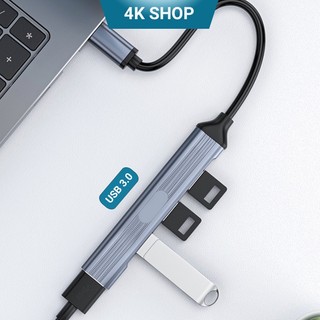 Bộ chia cổng Hub USB và Hub Type C tốc độ cao 4 cổng usb