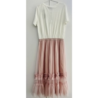 Đầm midi phối ren lưới Vero