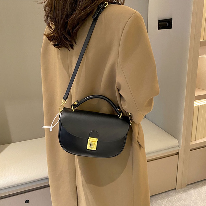 IELGY Túi Đeo Chéo Có Khóa Phong Cách retro Thời Trang Cho Nữ