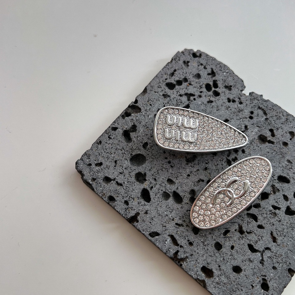 Kẹp Tóc Đính Đá Chữ Thời Trang Sang Trọng Cho Nữ