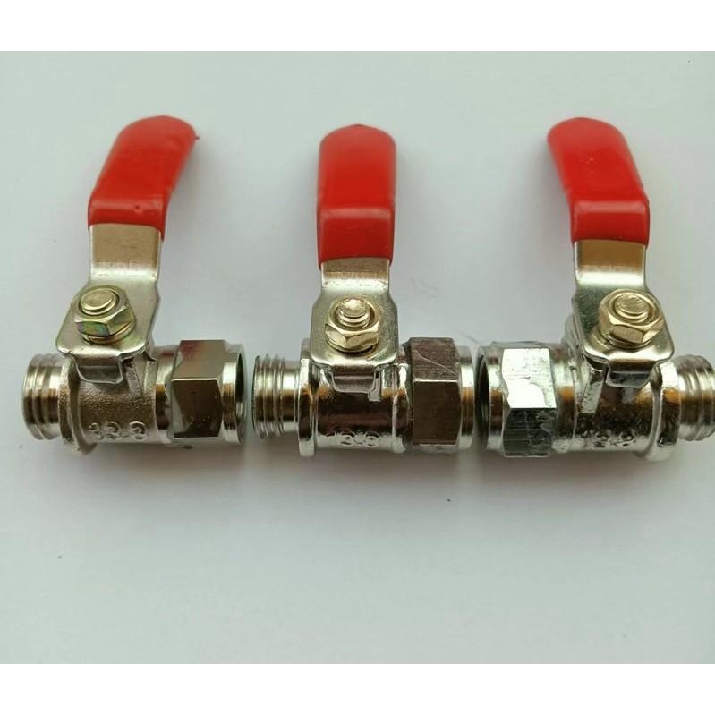 Van khóa bi INOX 304 | Khóa van bi  INOX 304 | 13.8 mm loại tốt chuyên bình xịt điện, rửa xe cao áp