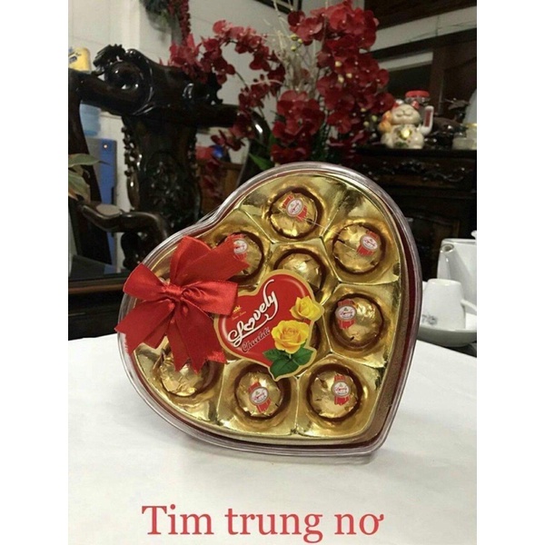 Socola Valentine Trái Tim Thổn Thức - Hộp quà 11 viên/19 viên