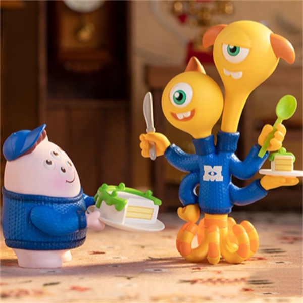 ★Hgtoys★  [] Búp Bê Popmart Disney Monsters University OK Brotherhood Series Mystery Hộp Quà Tặng Trang Trí Thời Thượng