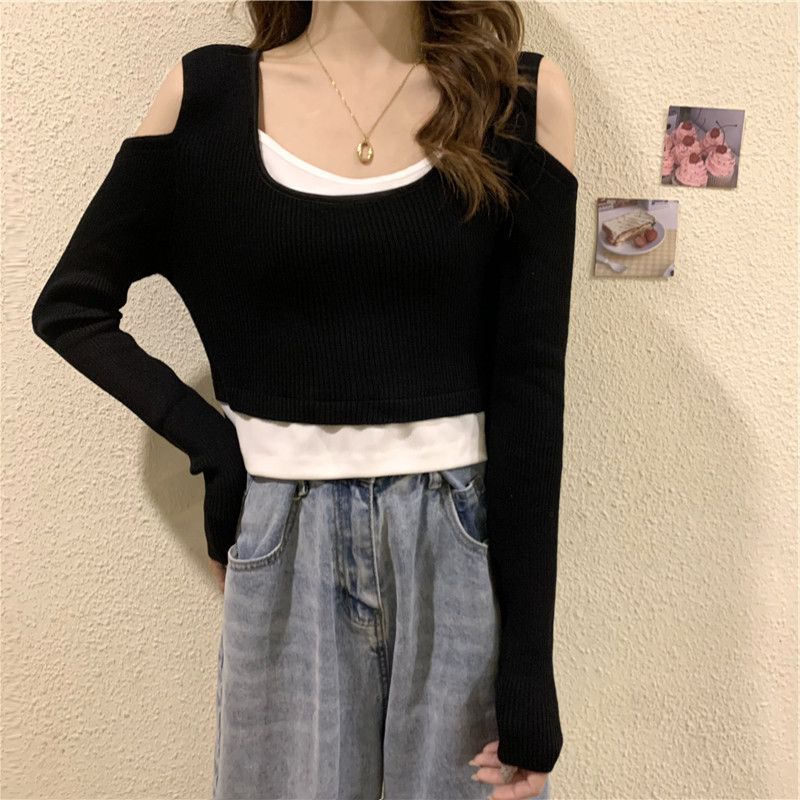 Áo Thun Tay Dài Thiết Kế Mới Thời Trang Mùa Xuân Thu Dành Cho Nữ