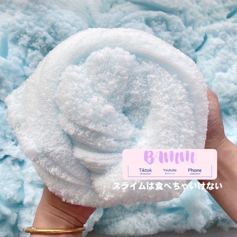 Cloud slime/Slime mây tuyết mỹ siêu tơi, mịn