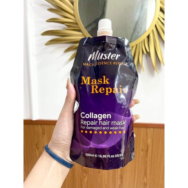 Hấp túi Maxwell muster collagen 500ml