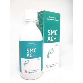 Súc họng SMC Ag+ 250ml hỗ trợ giảm ngứa họng, khô họng do viêm họng mạn tính