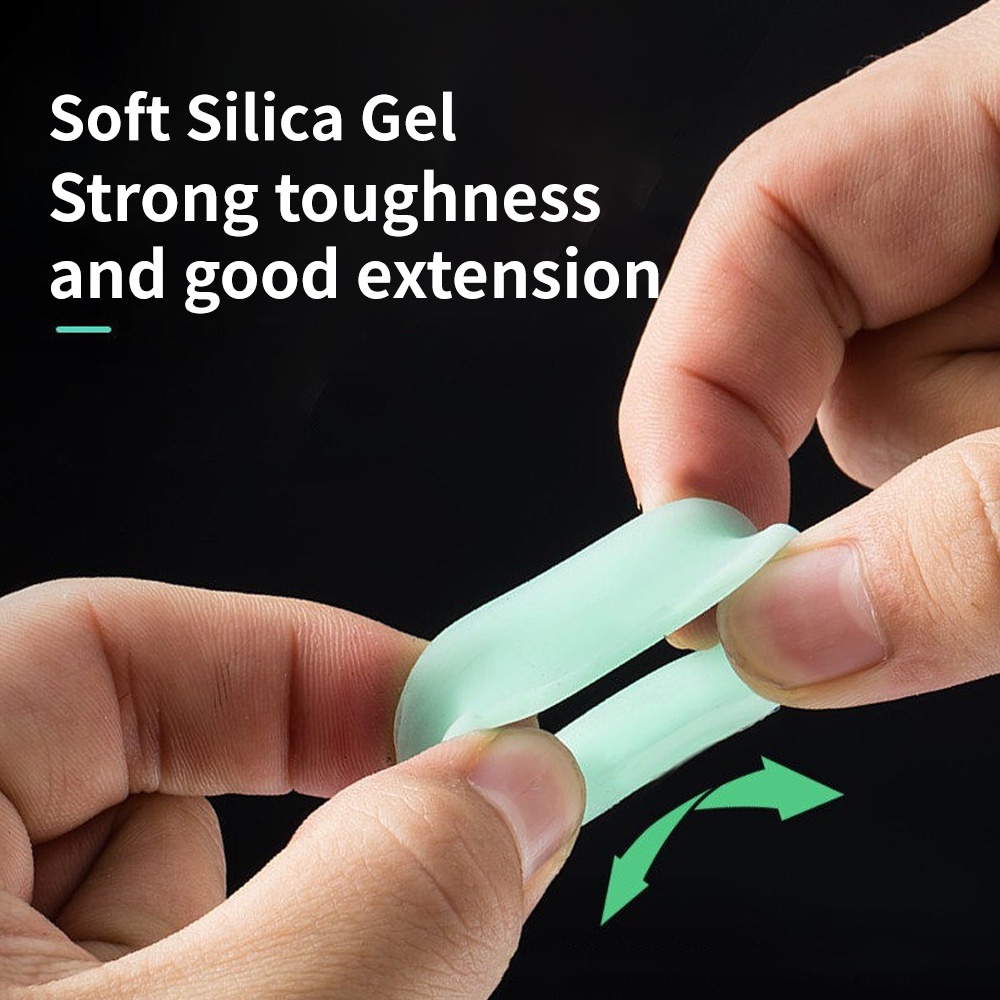 1 Vòng Silicon Dẻo Dạ Quang Chặn Cần Câu Cá Vào Ban Đêm Chống Trượt