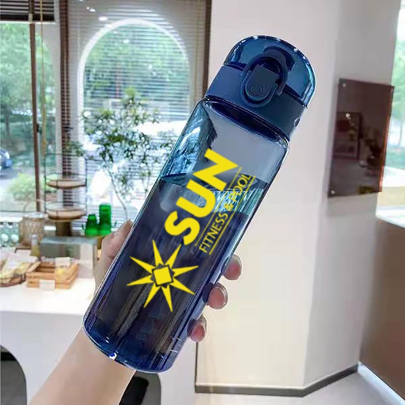 Bình Đựng Nước Nhựa Thể Thao HELLO WATER Cute Dễ Thương 780ml