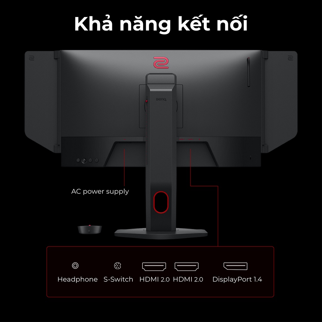 [MỚI] Màn hình gaming BenQ ZOWIE XL2566K 24.5 inch 360Hz công nghệ DyAc⁺™ chuyên gaming eSports FPS (VALORANT CSGO PUBG)