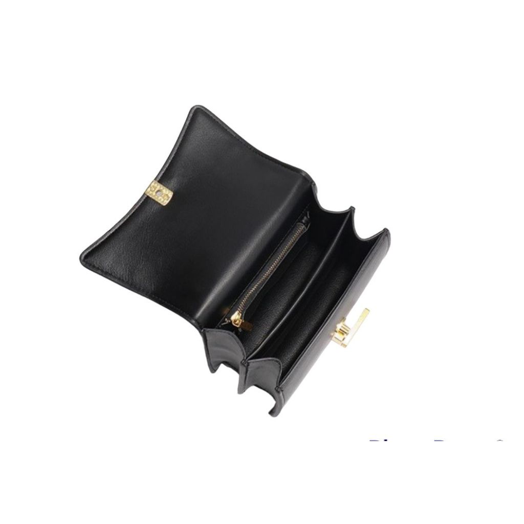 Túi xách nữ đeo chéo túi xách công sở da mịn khóa cài size 20 - TN09