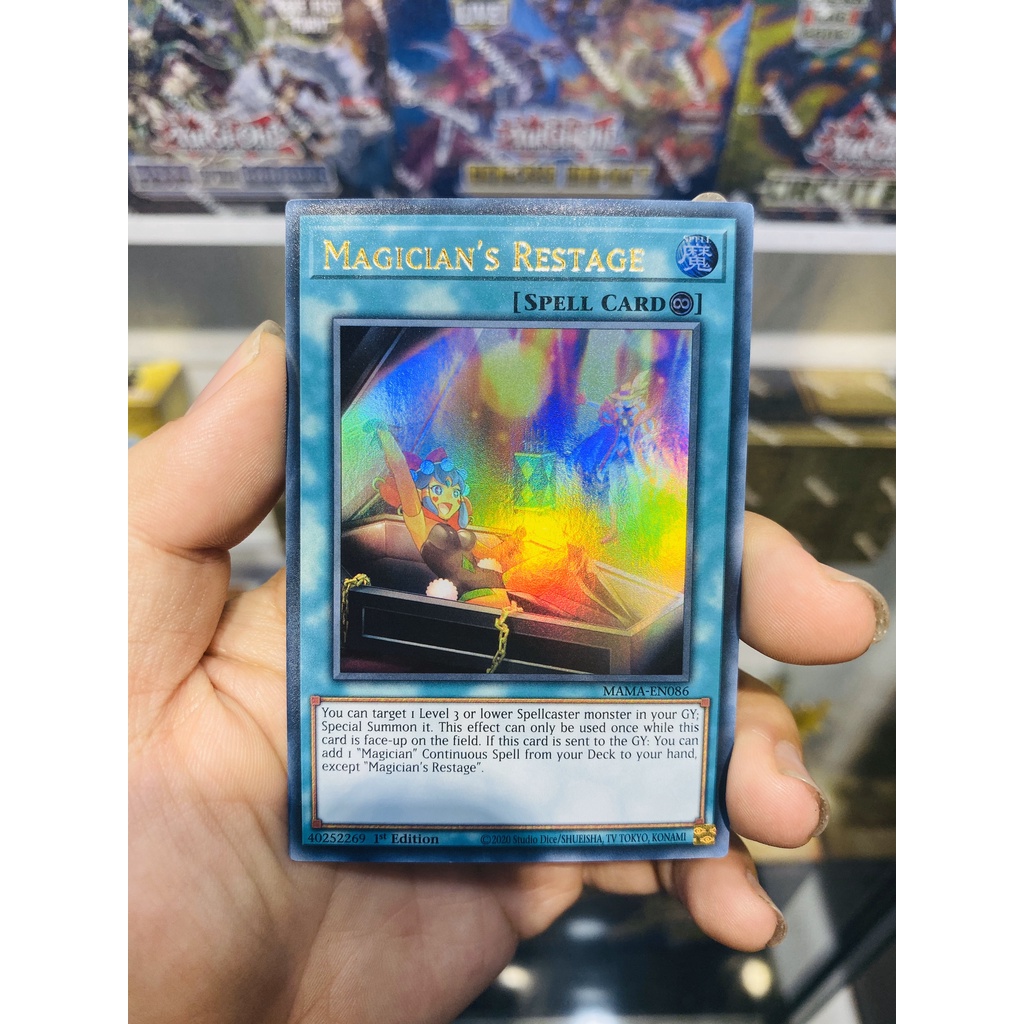Thẻ Bài YugiOh! Mã MAMA-EN086 - Magician's Restage - Ultra Rare - 1st Edition