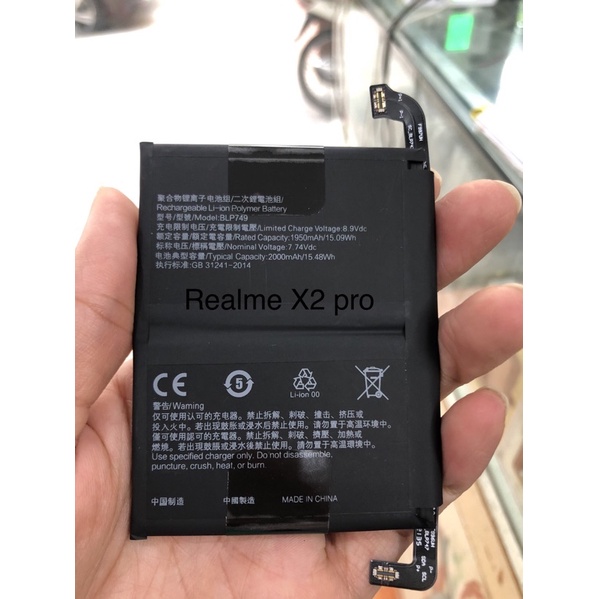 Pin Realme X2 pro BLP-749 dl4000mAh blp749 bảo hành pin mới 100%